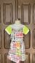 Vestido Branco com Lettering Neon - comprar online