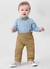 Conjunto body e calça sarja infantil menino