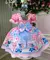 Vestido Junino Tematico Lilo Stitch Rosa na internet