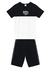 Conjunto Menino de Verão Preto e Branco - comprar online