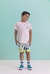 Camiseta Bege com Estampa Atrás - comprar online