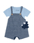 Conjunto Jardineira e Camiseta Bebê na internet