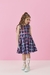 Vestido De Festa Com Pregas Estampado - comprar online