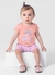 Conjunto bebê menina com bermuda ciclista Frutinhas