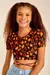 Cropped Estampa Oncita Preta - comprar online
