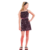 Vestido Estampado Com Recorte Lateral