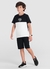 Conjunto Menino de Verão Preto e Branco