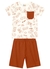 Conjunto infantil menino com bermuda moletinho Start - comprar online