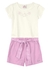 Conjunto Camiseta e Bermuda de Sarja