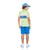 Camiseta Infantil Com Recortes- Verde Limão - comprar online