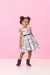 Vestido De Festa Estampado Com Organza - comprar online