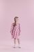 Vestido Manga Longa Estampado Com Cintura Marcada - comprar online