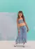 Regata Cropped Nadador Em Malha Canelada - comprar online
