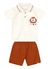 Conjunto bebê menino com polo e bermuda Lion - comprar online