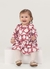 Vestido manga longa moletinho bebê menina Coelhinho