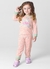Pijama longo infantil menina com estampa brilha no escuro Brandili