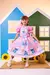 Vestido Junino Tematico Lilo Stitch Rosa