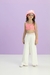 Calça Wide Leg Branca - comprar online