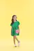 Vestido Fluido Em Viscose Com Bolsa