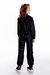 Conjunto De Jaqueta Cropped & Calça Jogger- Preto- Mylu na internet