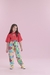Conjunto Manga Curta Em Viscose Calça Jogger E Blusa Manga Bufante - comprar online