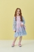 Vestido com Tule em Poá