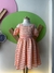Vestido Festa Chiffon Vichy Com Mangas Bufantes na internet