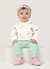 Conjunto blusão e jogger bebê menina