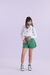 Shorts de Sarja Verde Teen - comprar online
