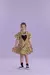 Vestido Manga Curta Estampado Fluido - comprar online