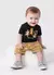 Conjunto bebê menino com bermuda saruel Brandili Baby