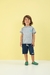 Camiseta Dinoboy Com Detalhes De Costura - loja online