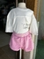 Shorts de Moletom com Laterais Abauladas