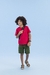 Camiseta Meia Malha Lisa Com Bordado Frontal - koalak.kids