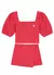 Conjunto Em Cotton Poá Infantil Menina