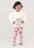 Conjunto de moletom infantil menina