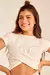 Blusa Cropped Detalhe Torcido - comprar online