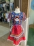 Vestido Xadrez Colorido com Estampas Sortidas