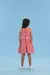 Vestido Festa Estampado Com Cinto Liso - comprar online