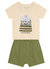 Conjunto bebê menino em malha e moletinho Brandili Baby - comprar online