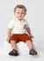 Conjunto bebê menino com polo e bermuda Lion