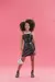Vestido Brilho Com Cut Out Lateral