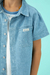 Camisa Jeans Com Recortes - loja online