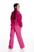Jaqueta Em Sarja Com Pelúcia- Pink - comprar online