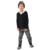 Calça Jogger Jeans Black Com Bolsos Funcionais