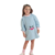 Vestido Manga Longa Com Bolsinho Divertido