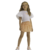Conjunto Blusa Canelada e Short Saia Vichy