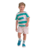 Conjunto Camiseta E Bermuda Listrada