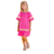 Vestido Liso Com Aplicação De Entremeio