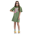 Vestido Manga Curta Tee Shirt Com Silk